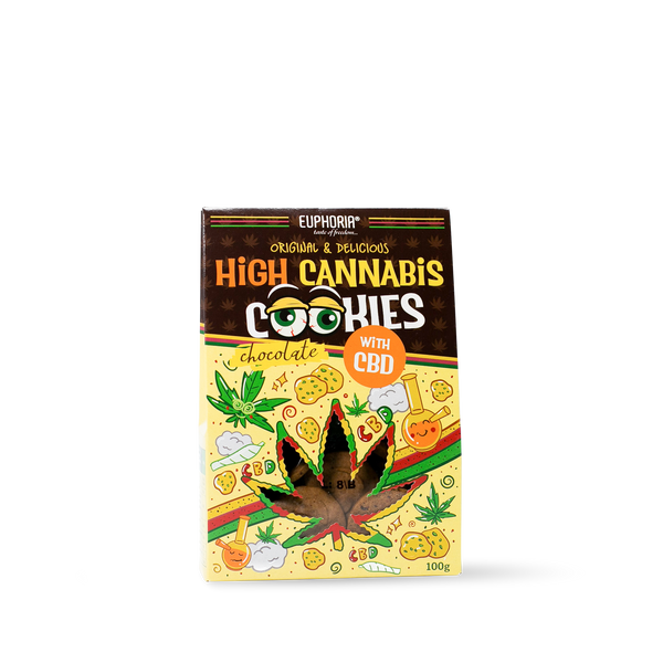 High Cannabis Cookies Chocolate 100 Gramm